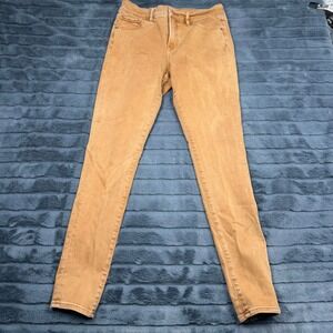 Express Women's Skinny Jeans in Tan Camel